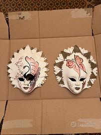 Maschere veneziane decorative da parete