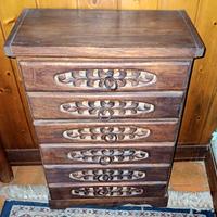 mobiletto legno con cassetti