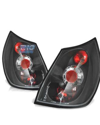 FANALI RENAULT SCENIC 03-06 LOOK LEXUS NERO
