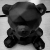 Orsetto in ceramica dolomitica