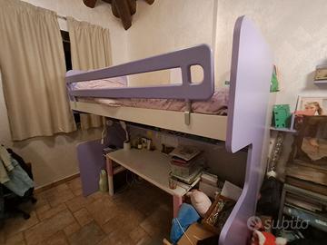 letto a castello ragazza