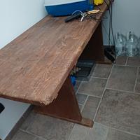 tavolo con 2 panche legno