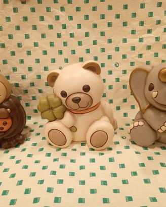 salvadanaio gufo teddy elefante quadrifoglio Thun