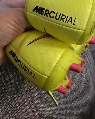 Scarpe Calcio Nike Mercurial Gialle/Rosa Taglia 39