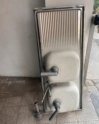 Lavello da incasso doppia vasca e gocciolatoio