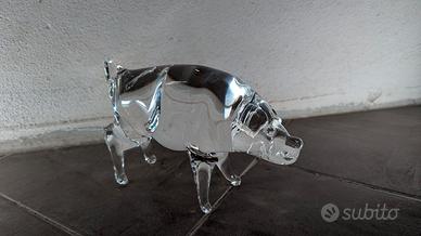 Maiale in vetro di Murano 