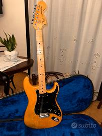 Fender stratocaster natural anno 79