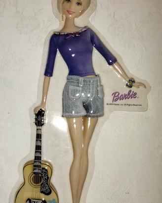 Barbie chitarrista decorazione da parete 