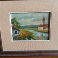 Quadro a olio su tela