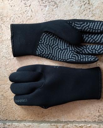 Guanti sub neoprene 2,5 mm nuovi taglia XL