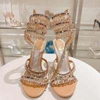 RENECAOVILLA - Sandali con tacco alto e strass 40