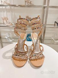 RENECAOVILLA - Sandali con tacco alto e strass 40