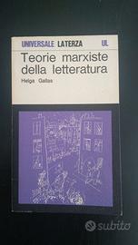 Gallas. Teorie marxiste della letteratura. 1974