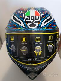 Casco Agv winter test 2018 Valentino Rossi