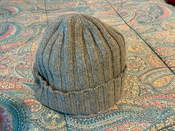 Cappello D-Eight Cashmere Grigio verde