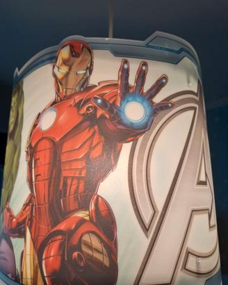 Lampadario cameretta bambino Avengers