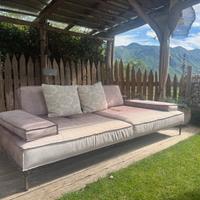 Divano - Sofa Pelle Alcantara Serie Design
