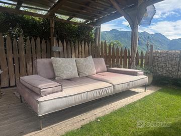 Divano - Sofa Pelle Alcantara Serie Design