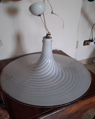 lampada a sospensione vetro murano Leucos