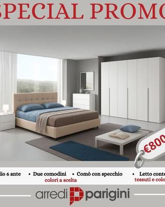 -Camera con letto contenitore - Colori a scelta