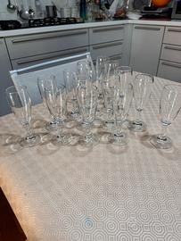 15 bicchieri a calice/fluttino