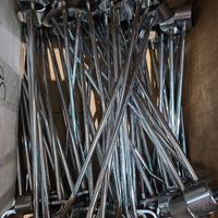 25 spilloni dritto  per barra appenderie