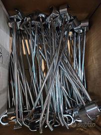 25 spilloni dritto  per barra appenderie