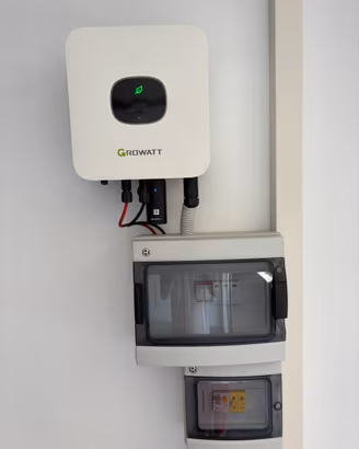 Impianto fotovoltaico Inverter Growatt + Pannelli