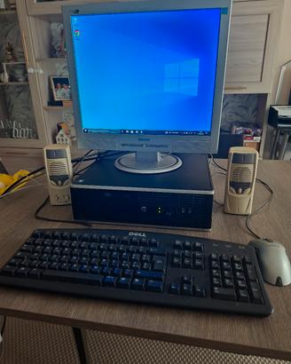 PC fisso HP con monitor 17 pollici