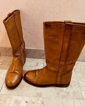 Stivali #Levi’s originali in robusto cuoio mis. 37
