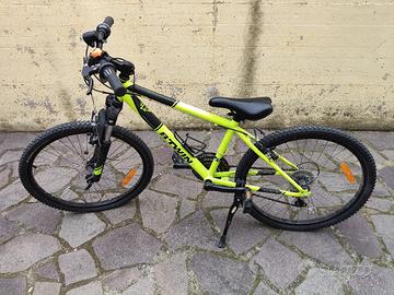 Mountain bike B-twin taglia 24 8-12 anni