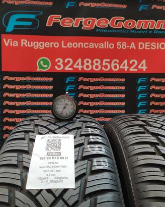 Pneumatici 195/60R15 88H PETLAS 4_Stagioni