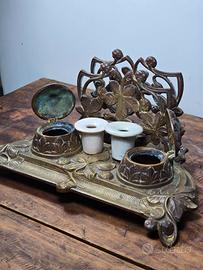 antico ed originale set da scrivania Art Nouveau 
