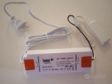 alimentatore cablato per led, con spina, 50w