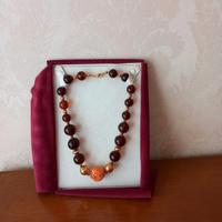 Collana Oro, Ambra e Corallo