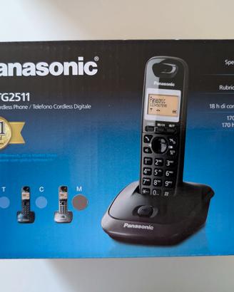 N.2 telefoni cordless Panasonic cordless KX-TG2511