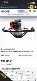 Mototrivella Professionale a Scoppio