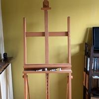 Cavalletto da studio per pittore