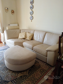 Salotto Chateau D'Ax in vera pelle