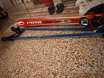 Sci Voiki  e scarponi lange tg 8