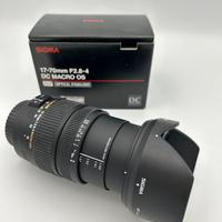 Obbiettivo Sigma DC Canon 17-70 2.8-4 OS HSM Macro