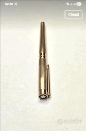penna stilografica montblanc oro 18k