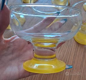 Coppette in vetro per macedonia/gelato 