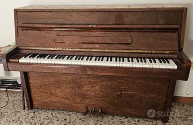 Pianoforte verticale Bernard Steiner con sgabello