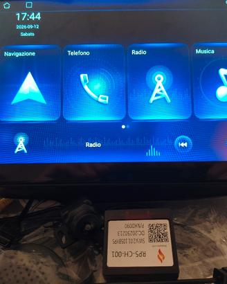 Cartablet android 10" per Jeep Renegade 2016 2021
