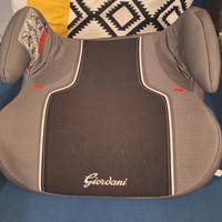 seggiolino auto giordani rialzatore