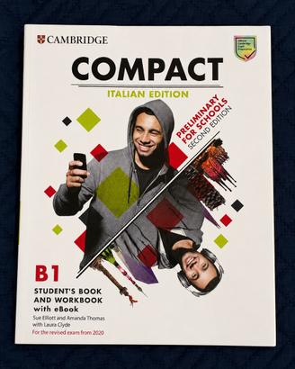 Libro di inglese cambridge compact B1