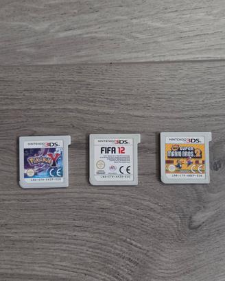 Lotto di  3 giochi Nintendo 3DS