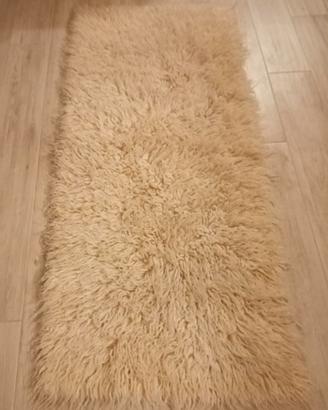 Tappeto vera lana pelo lungo  160x70