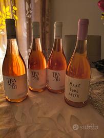 4 bottiglie di vino rosé Tramari 